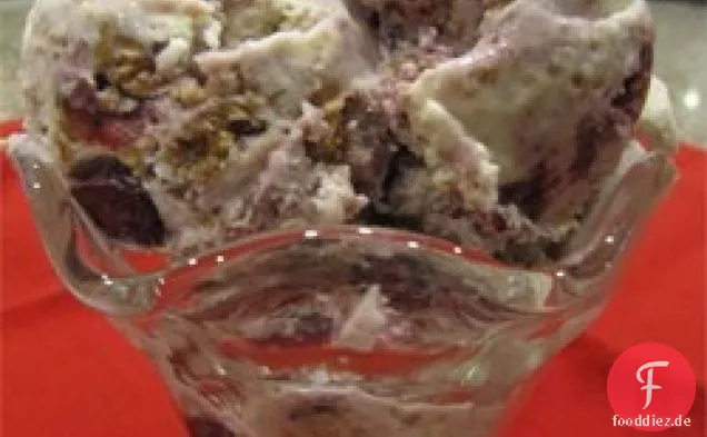 Blaubeer-Käsekuchen-Eis
