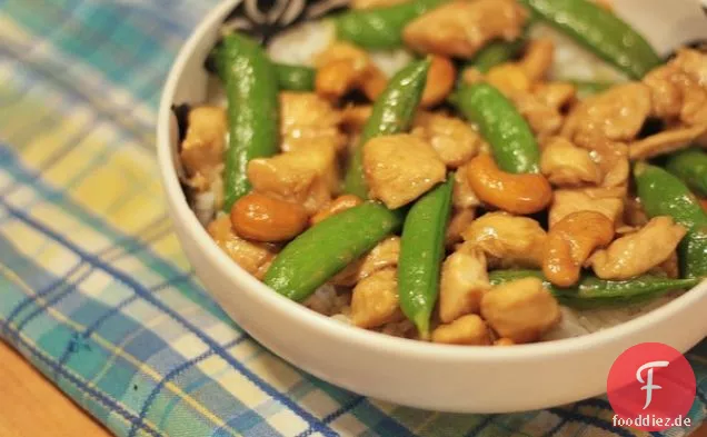 Cashew-Huhn (in Der Mikrowelle)