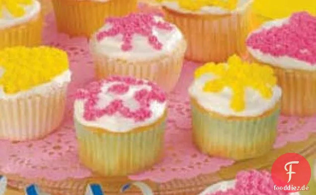 Cupcakes mit Schlagsahne-Zuckerguss