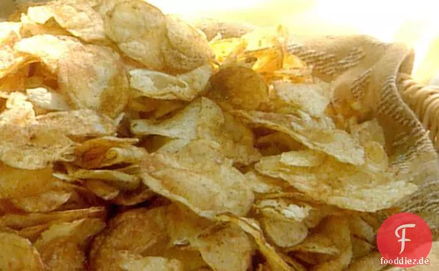 Aromatisierte hausgemachte Kartoffelchips