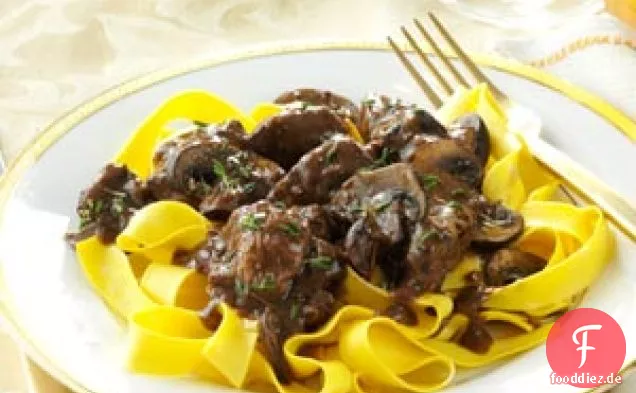 Portobello Rindfleisch Burgunder