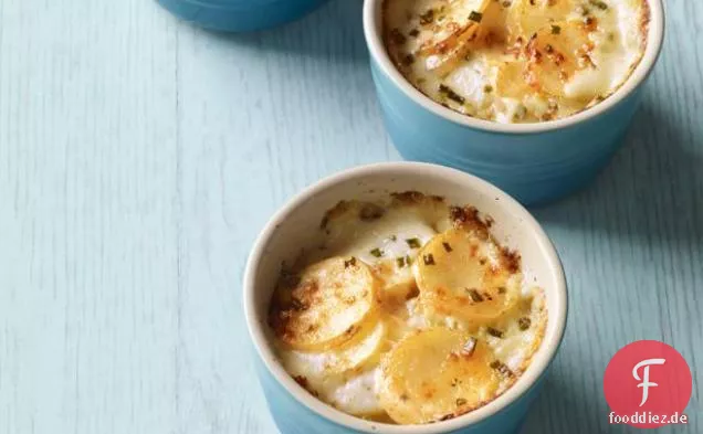 Mini-überbackene Kartoffeln