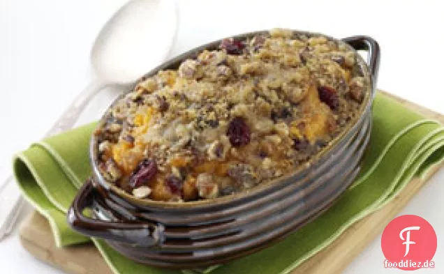 Cranberry-Pekannuss-Süßkartoffelauflauf