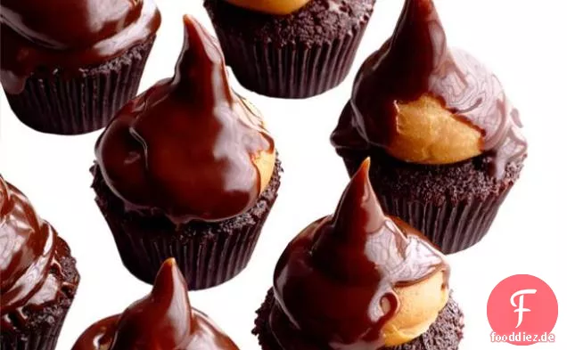 Mini Erdnussbutter Cupcakes
