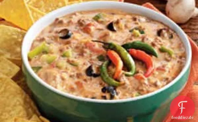 Käsiger Rindfleisch-Taco-Dip