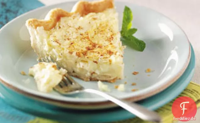 Kokospuddingkuchen darf nicht fehlen