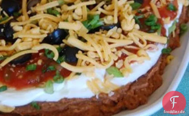 Taco-Dip mit sieben Schichten