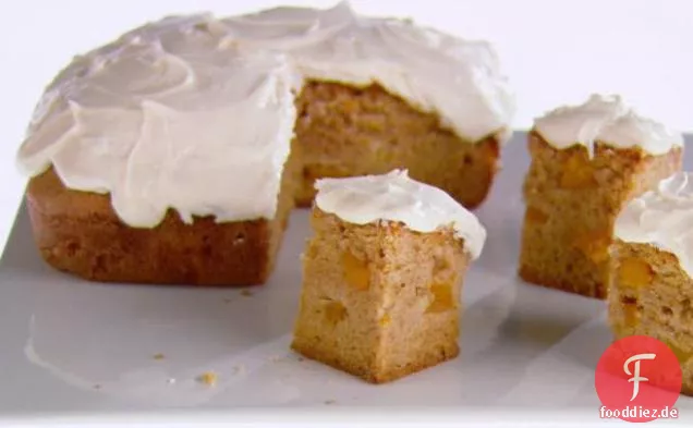 Süßer Pfirsichkuchen