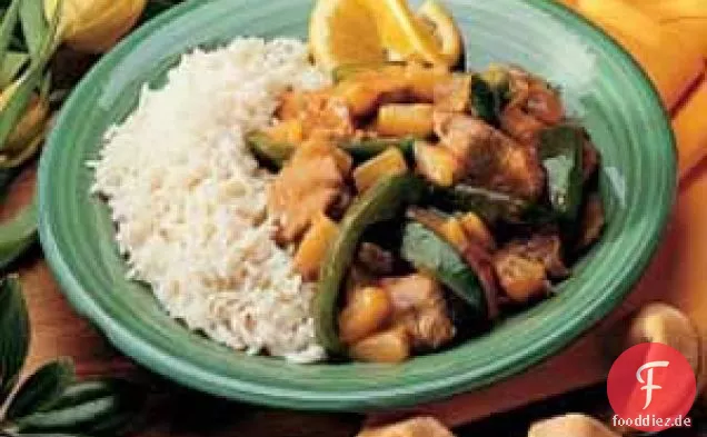 Süß-saures Schweinefleisch