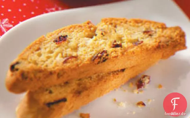 Weiße Schokolade-Cranberry-Biscotti