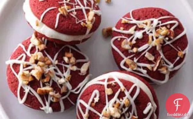 Roter Samt Whoopie Pies