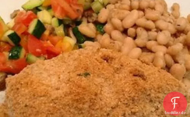 Oberschenkel und Brüste im Ranch-Stil