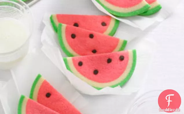 Wassermelonenscheiben-Kekse