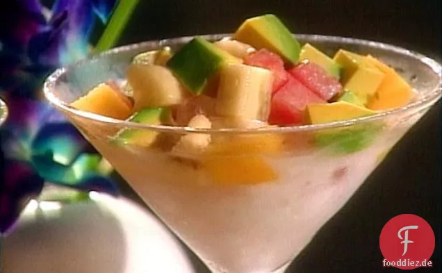 Eiswürfel mit Früchten