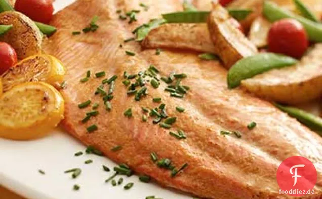 Gebratener Lachs & Gemüse