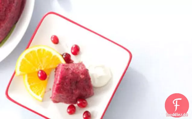 Cranberry-Ananas-Gelatineform