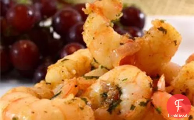 Brutzelnde Sherrygarnelen mit Knoblauch