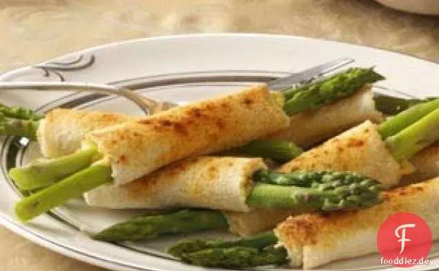 Käse-Spargel-Roll-Ups