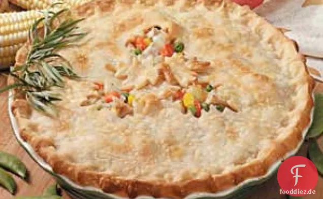 All-amerikanischer Truthahn-Potpie