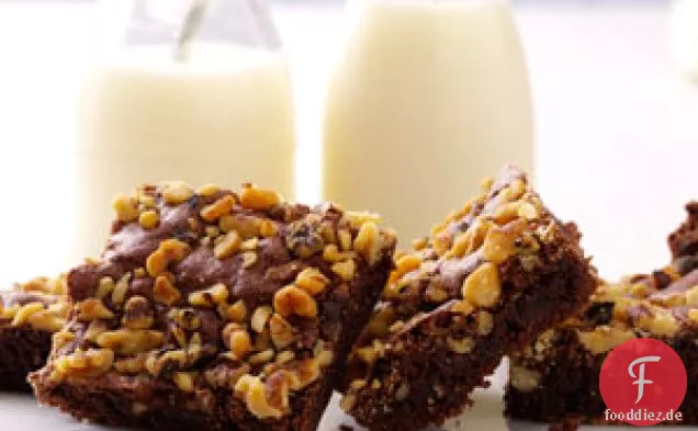 Fudge-Nuss-Brownies