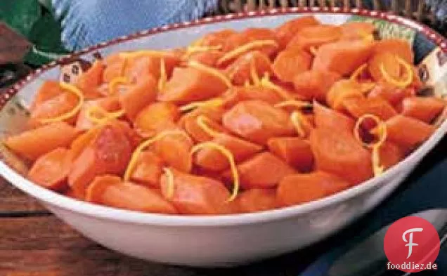 Karotten mit Zitronenglasur