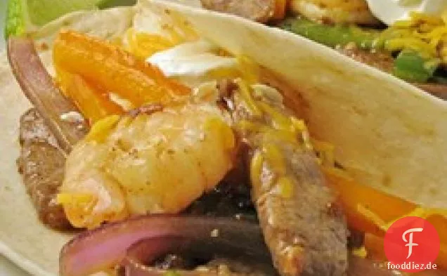 Würzige Rindfleischfajitas