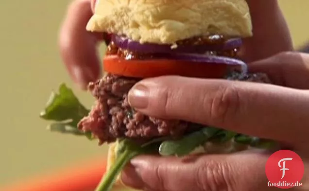 Steakhouse-Slider und Mini-Steak-Pommes