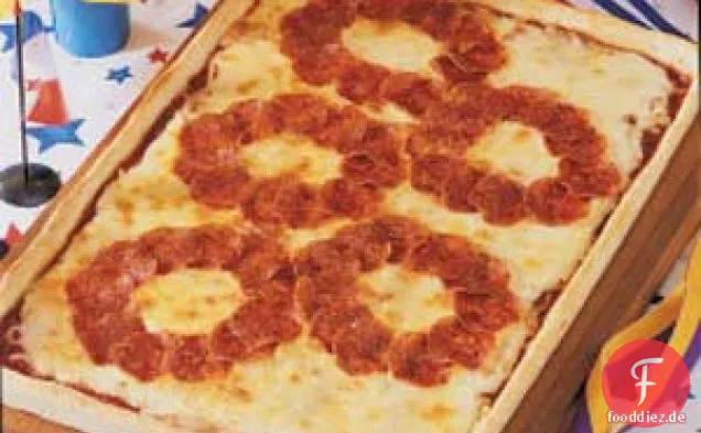Olympische Ringe Pizza