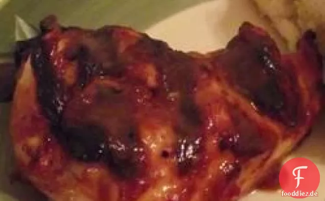Gebackenes Bar-be-Que-Huhn