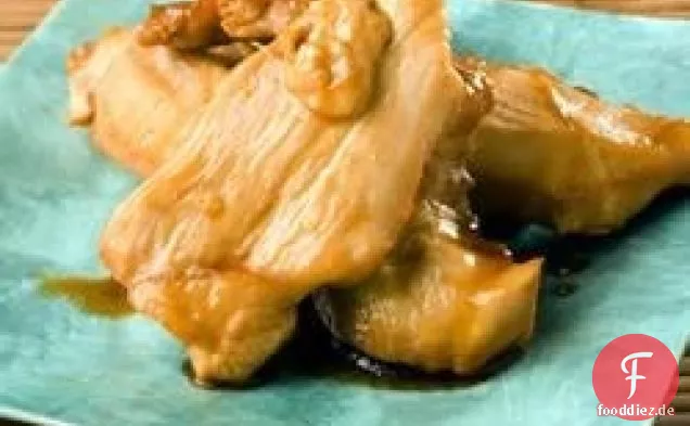 Klebrige Hähnchenstreifen