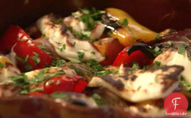 Doppelter Kartoffel-Halloumi-Auflauf
