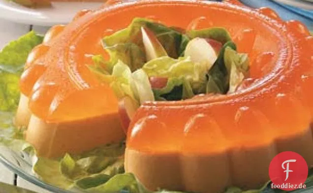 Gewürzter Orangengelatinesalat