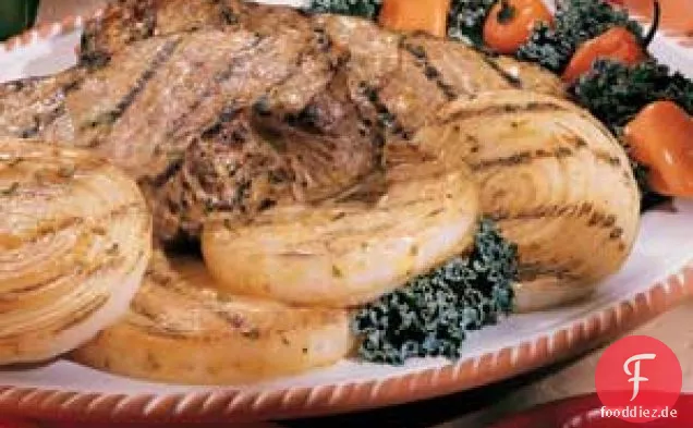 Senf Gegrillte Steaks