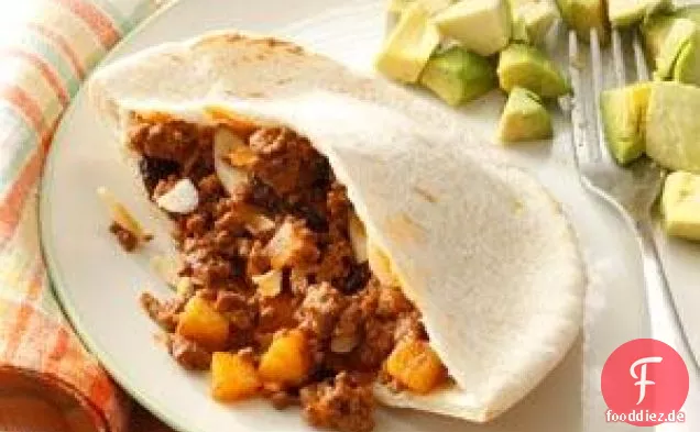 Picadillo im Fladenbrot