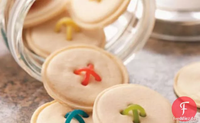 Knusprige Knopf-Cookies