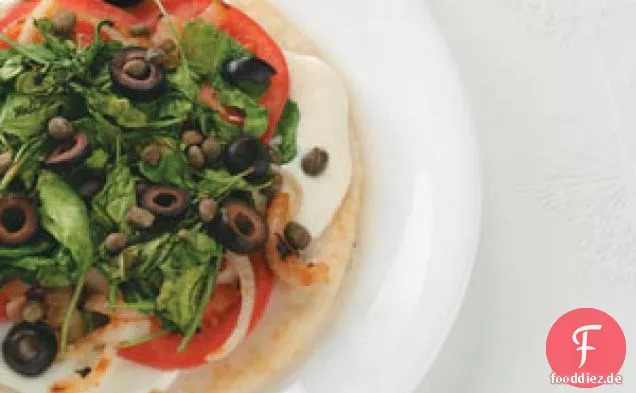 Gegrillte Veggie-Pita-Pizzen