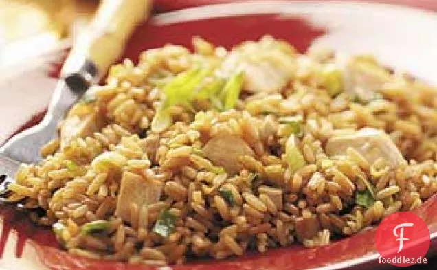 Gebratener Reis mit Hühnchen