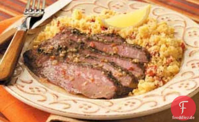 Flankensteak mit Couscous