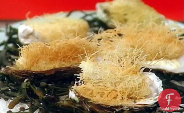 Phyllo knusprige Austern mit Remoulade