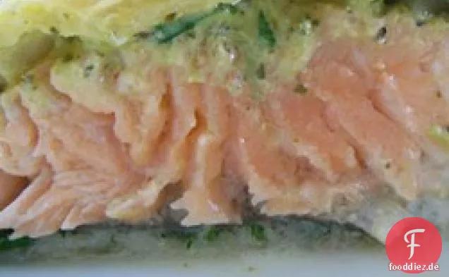 Blätterteig Lachs