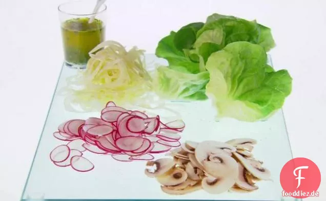 Fenchel-Radieschen-Schnittlauch-Salat