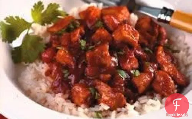 Pfirsich Schweinefleisch Picante