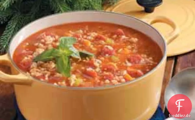 Putengersten-Tomatensuppe