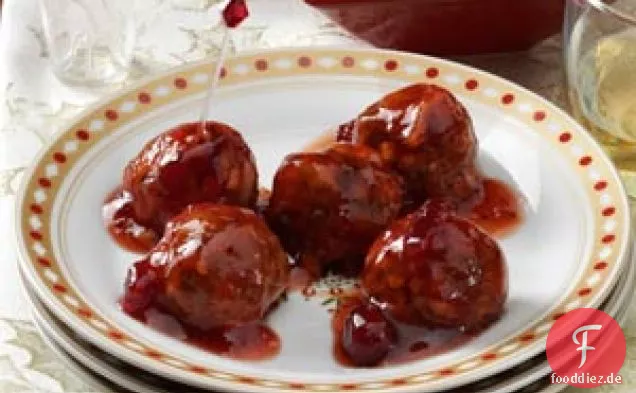 Apfel-Gewürz-Fleischbällchen