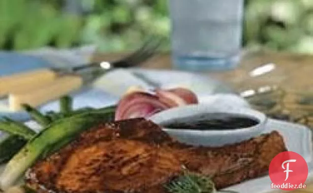 Glasierte Schweinekoteletts