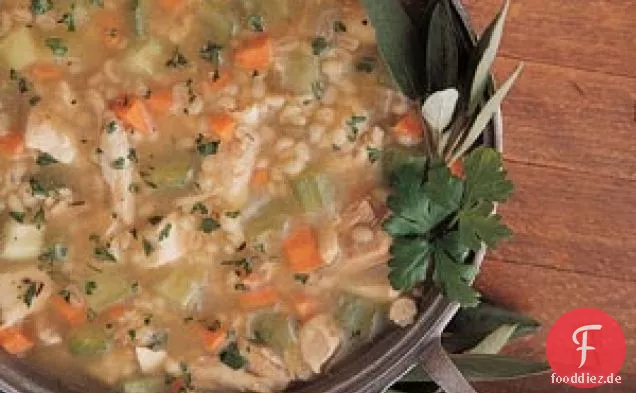 Hühnergerstensuppe