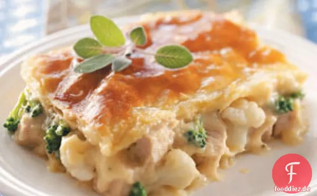 Cremiger Schweinefleisch-Potpie