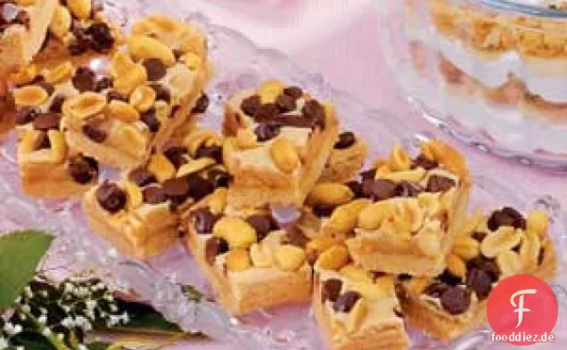 Schokoladen-Erdnuss-Riegel