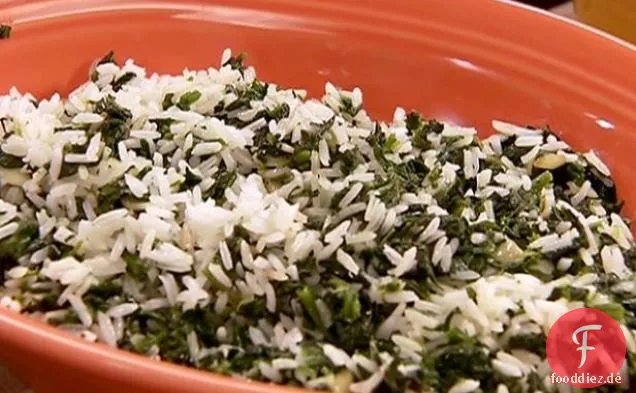 Grüner Reis (Arroz Verde)