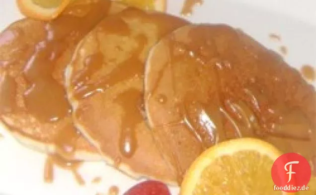Cremige Erdnussbutterpfannkuchen
